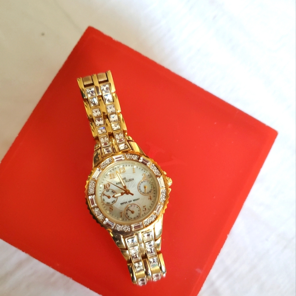 Anne Klein Gold Women's Watch